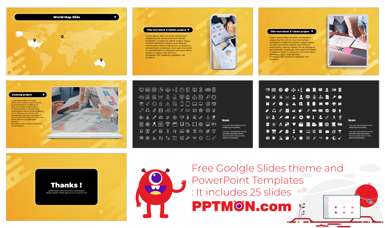 Business Management Google Slides Theme PowerPoint Presentation Design