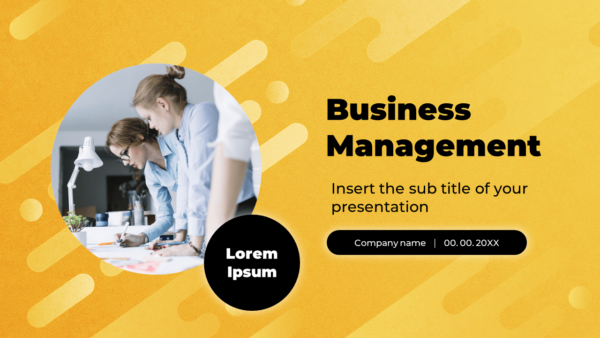 Business Management Google Slides Theme PowerPoint Template