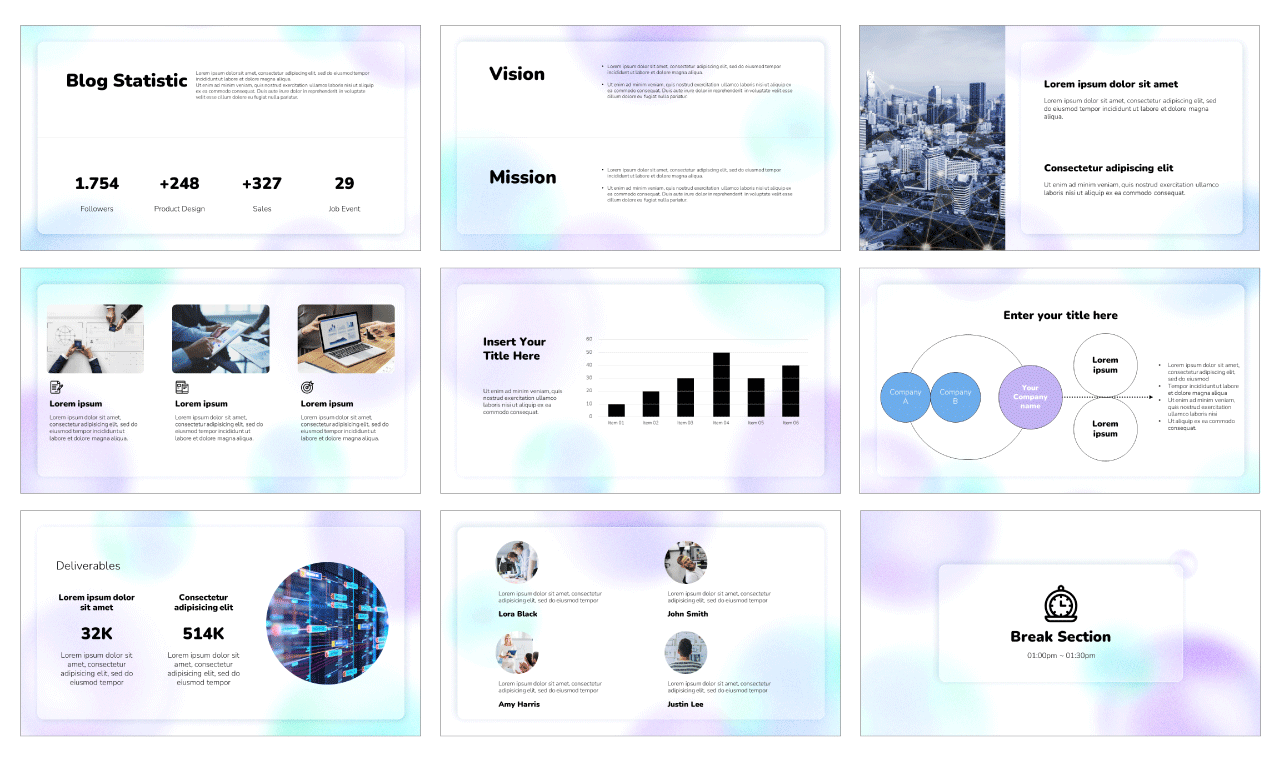 Information Architecture Google Slides PowerPoint Template Free Download