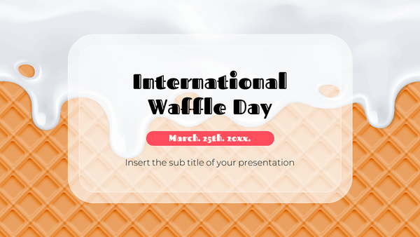 International Waffle Day Free Google Slides PowerPoint Templates