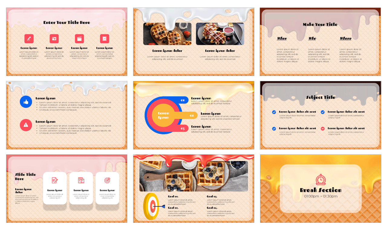 International Waffle Day Google Slides PowerPoint Templates Free Download