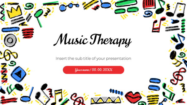 Music Therapy Free Google Slides Theme PowerPoint Template