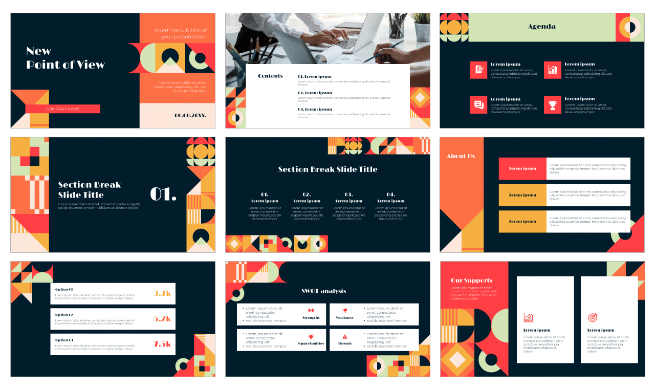 New Point of View Free Google Slides PowerPoint Template