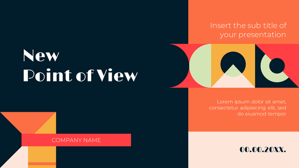 New Point of View Free Google Slides Theme PowerPoint Template