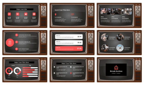 Retro Television Free Google Slides Themes PowerPoint Templates