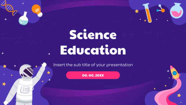 Science Education Google Slides Theme PowerPoint Template