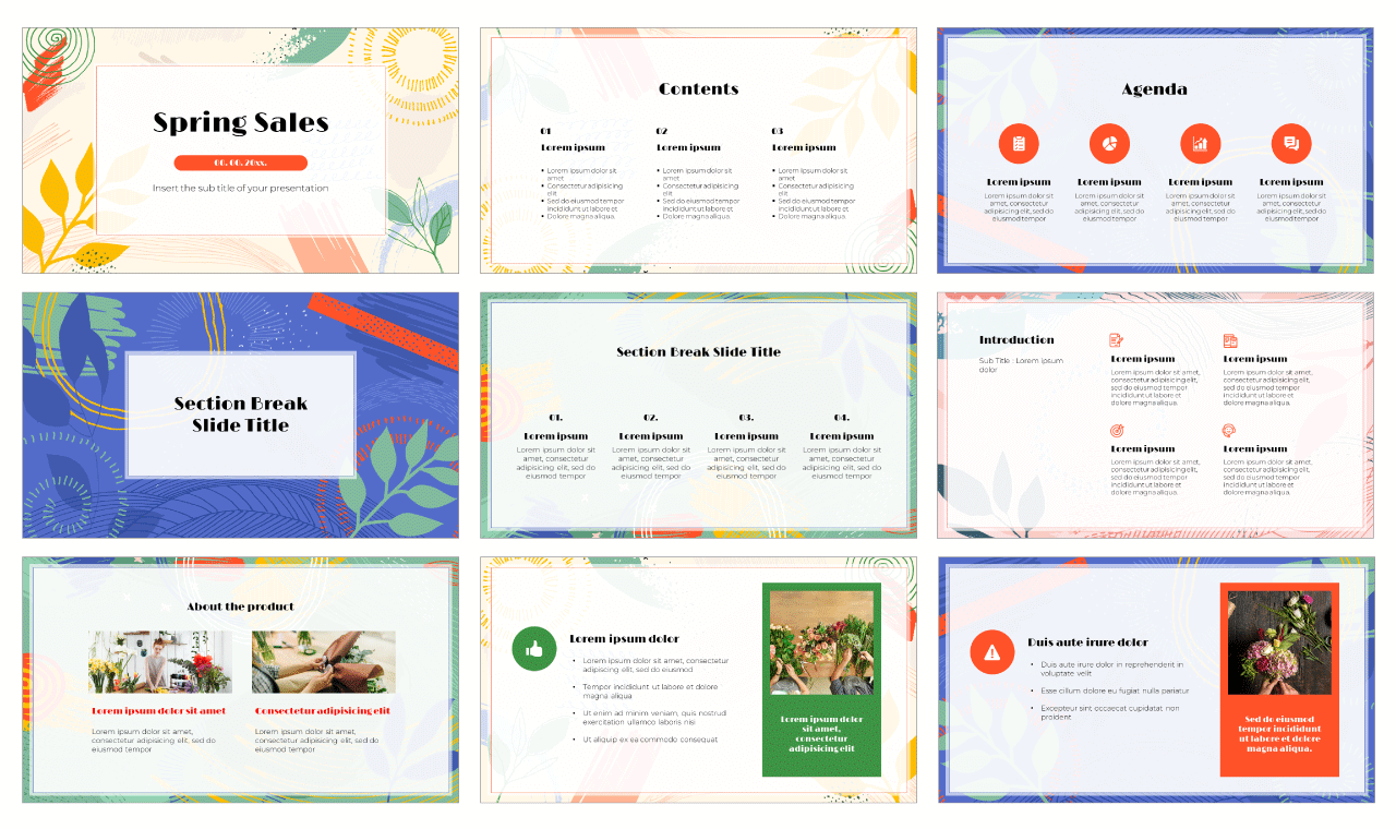 Spring Sales Free Google Slides Themes PowerPoint Templates