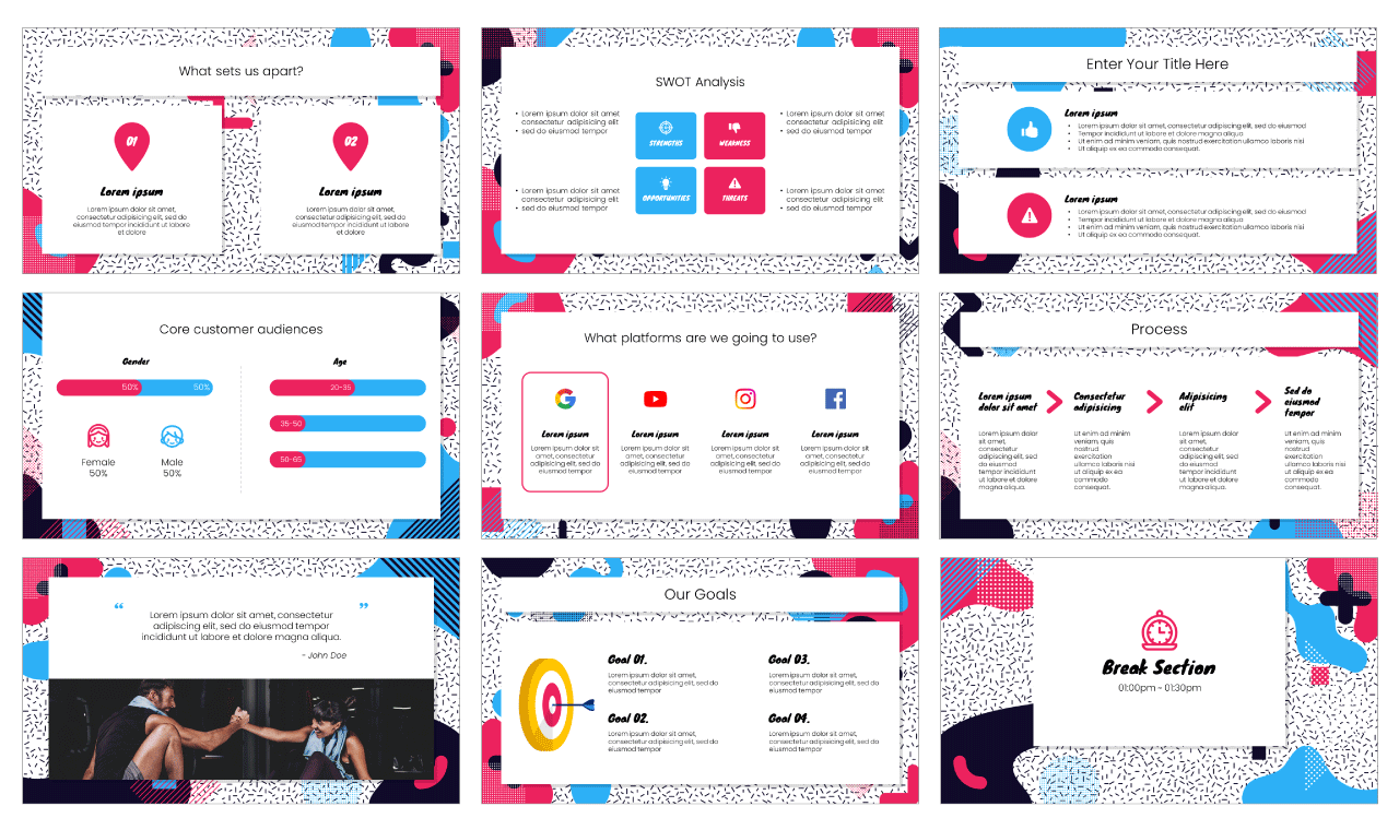 Training Plan Diagram Template for PowerPoint & Google Slides