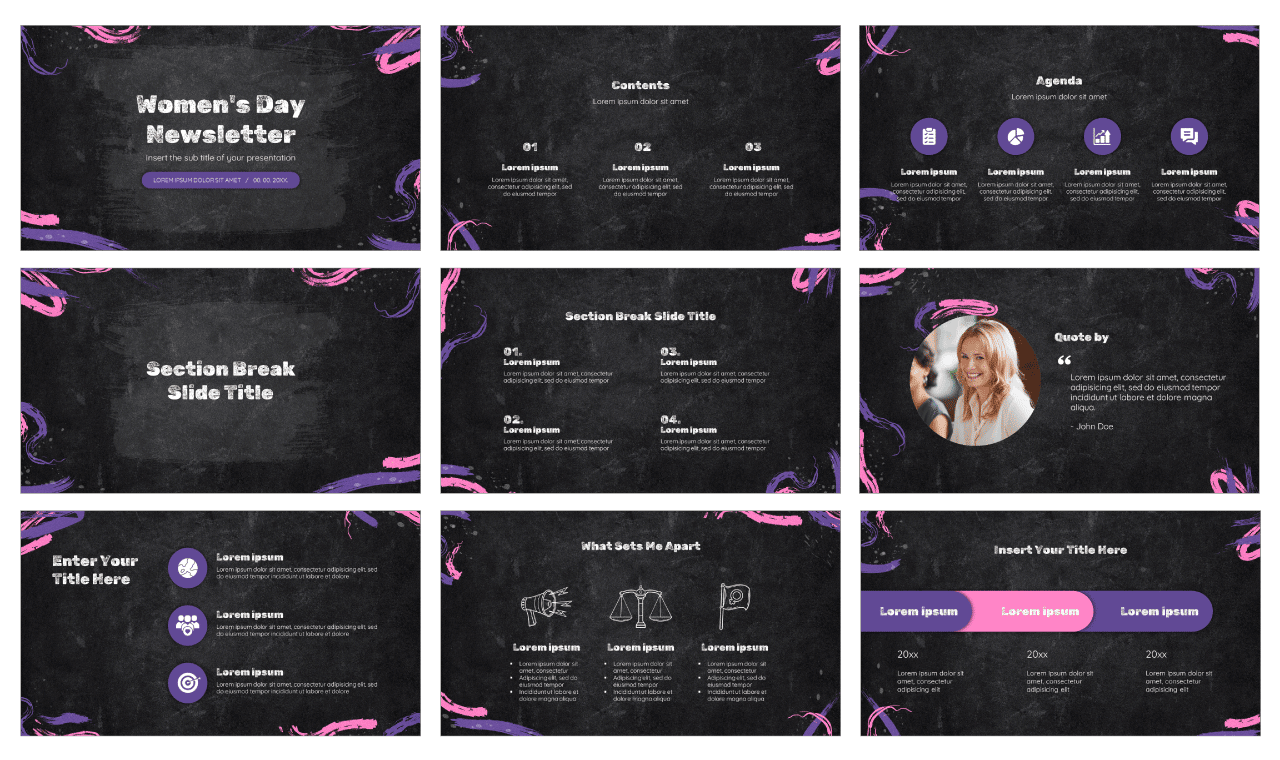 Women's Day Free Google Slides PowerPoint Template