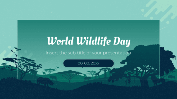 World Wildlife Day Google Slides Theme PowerPoint Template
