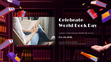 Celebrate World Book Day Google Slides PowerPoint Template