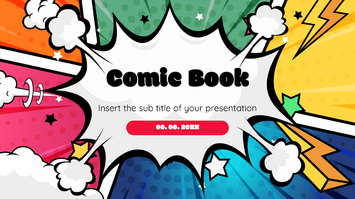 Book Club Workshop Colorful Powerpoint Template and Google Slides Theme