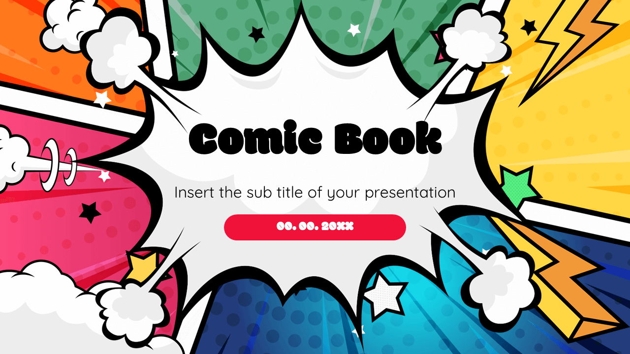 Comic Book Free Google Slides Theme And PowerPoint Template   Comic Book Free Google Slides Theme And PowerPoint Template 