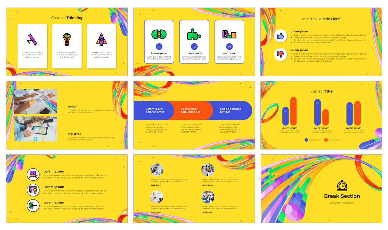 Creativity and Innovation Google Slides PowerPoint Template Free Download