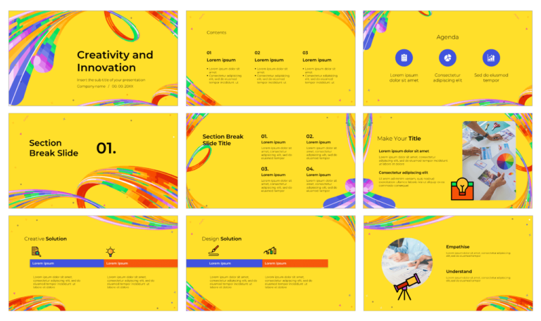 Creativity And Innovation Free Google Slides PowerPoint Template