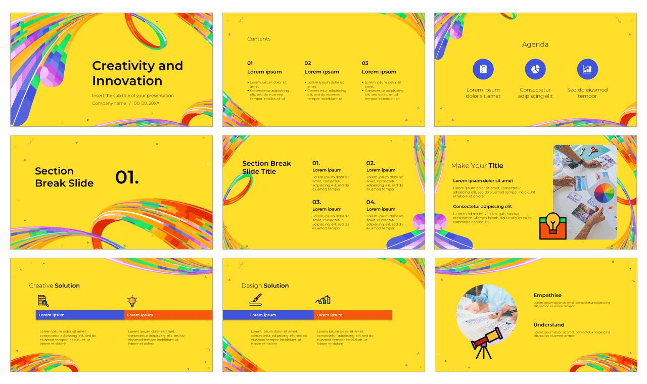 Creativity and Innovation Google Slides Theme PowerPoint Template