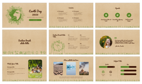 Earth Day 2023 Free Google Slides Themes PowerPoint Templates