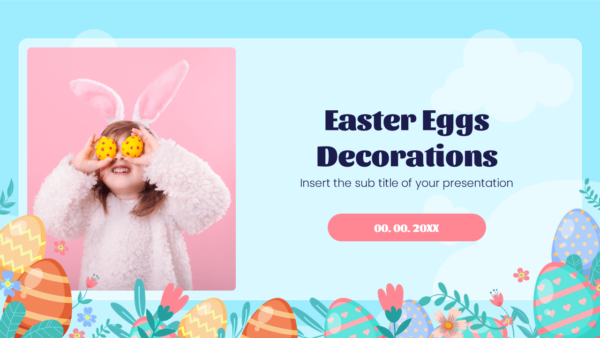 Easter Eggs Decorations Free Google Slides PowerPoint Template