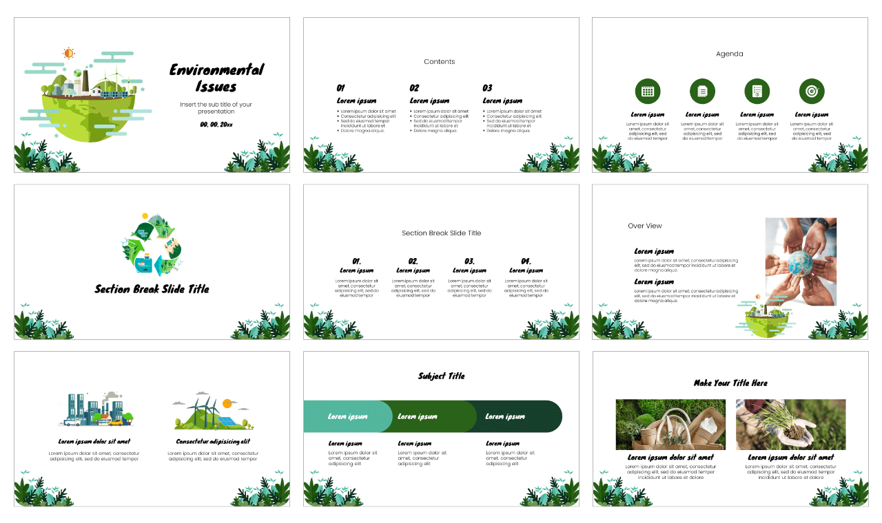 Environmental Issues Free Google Slides PowerPoint Template