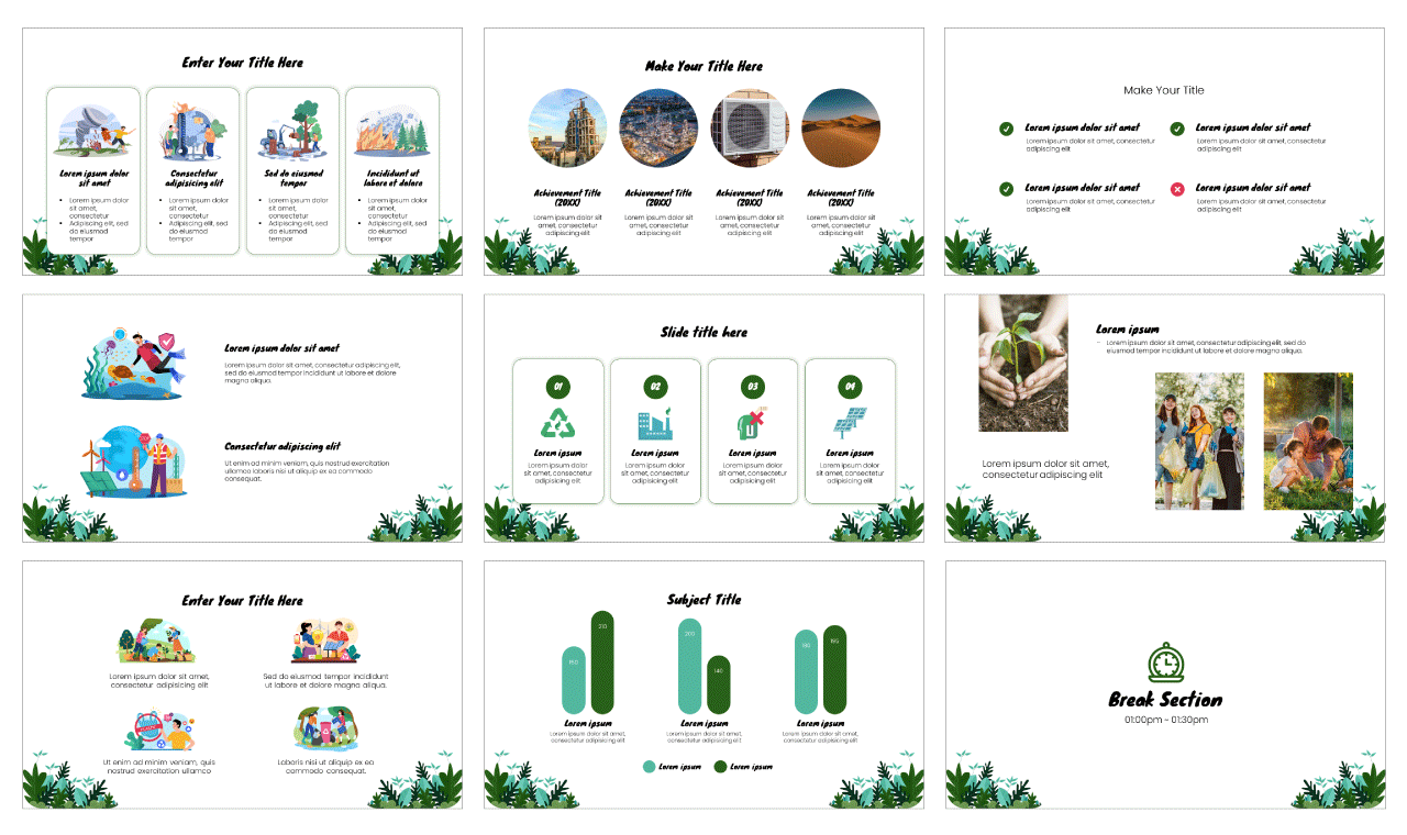 Environmental Issues Google Slides PowerPoint Template Free Download