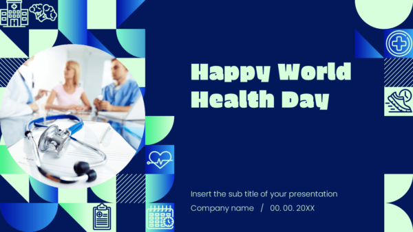 Happy World Health Day Free Google Slides PowerPoint Template