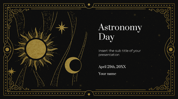 International Astronomy Day Google Slides PowerPoint Template