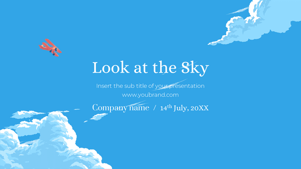 Look at the Sky Free Google Slides Themes PowerPoint Templates