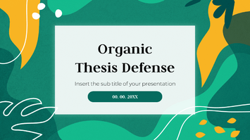 Organic Thesis Defense Free Google Slides PowerPoint Template