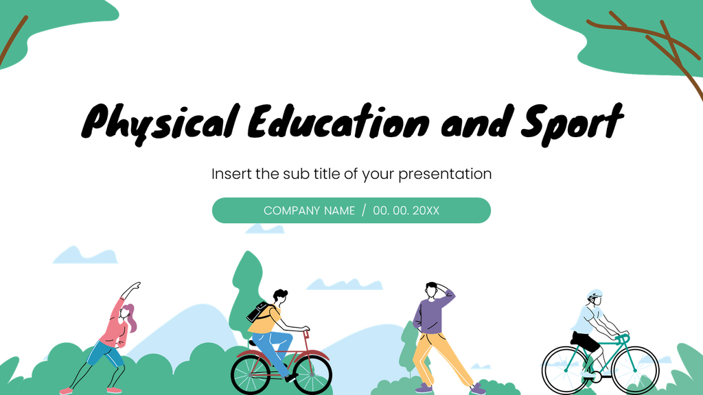 free ppt template physical education