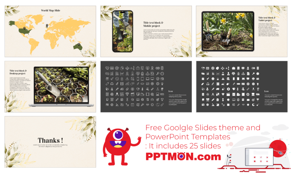 Spring Botanicals Free Google Slides Theme PowerPoint Template