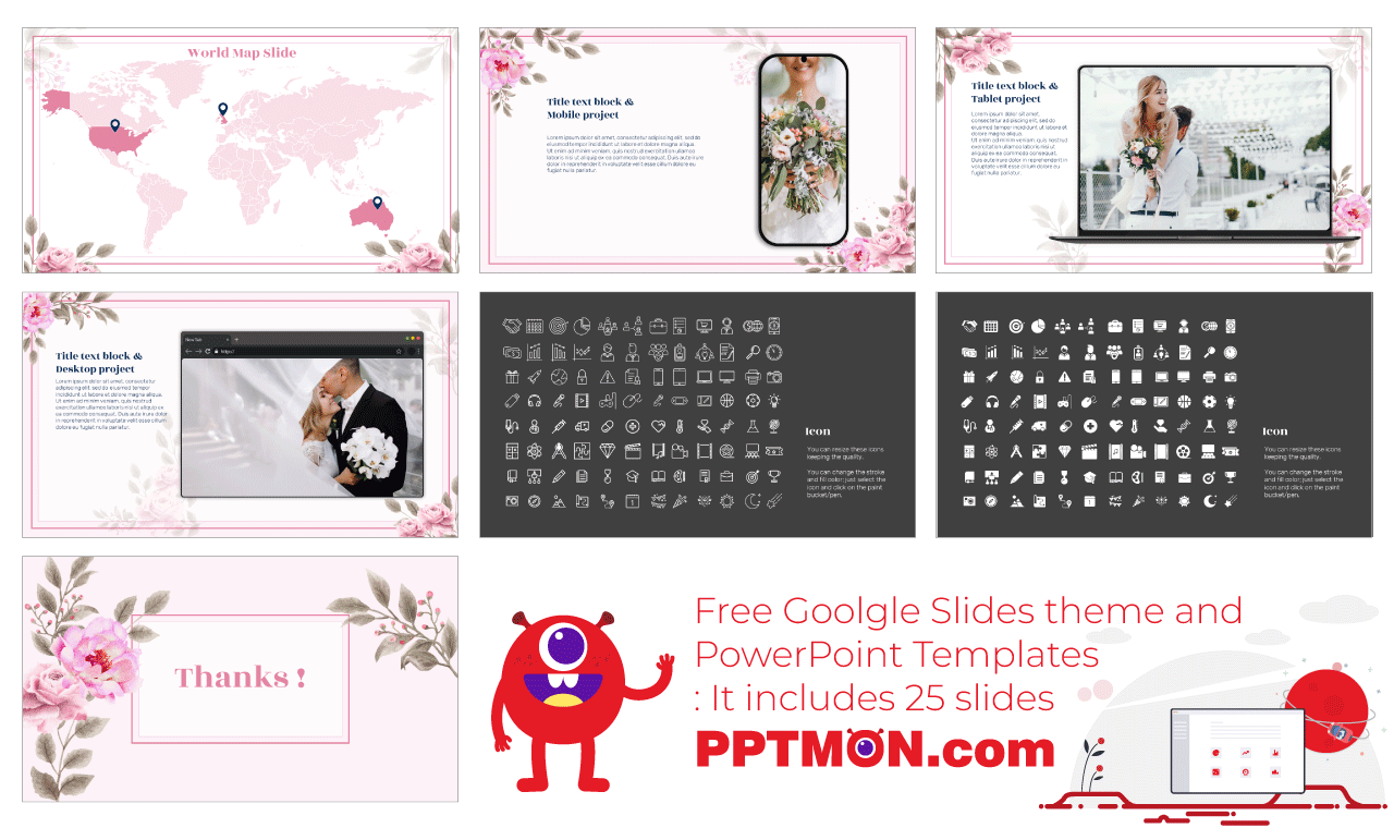 With Love Wedding Planning Google Slides PowerPoint Presentation Design