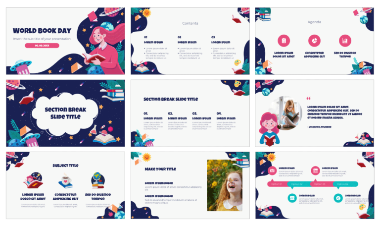 World Book Day Free Google Slides Theme PowerPoint Template