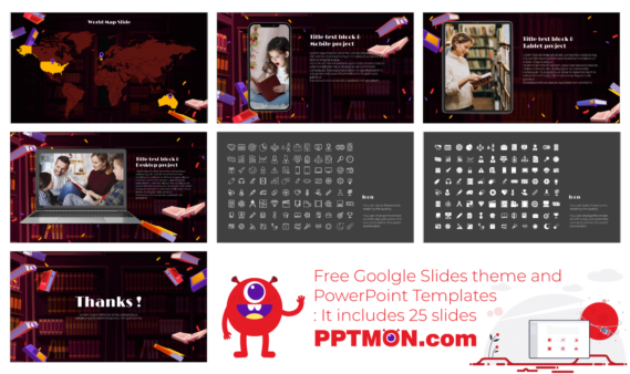 Celebrate World Book Day Google Slides PowerPoint Template