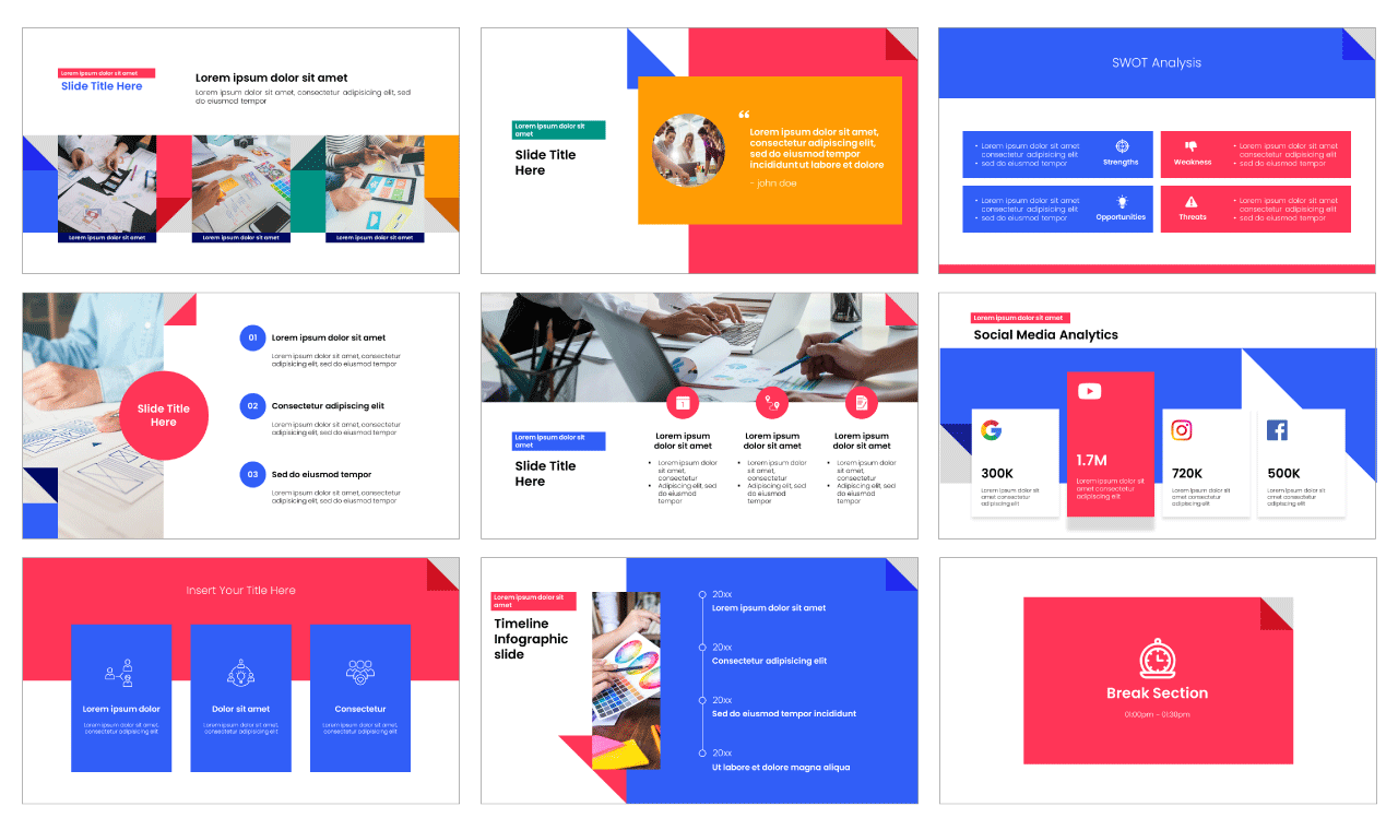 World Design Day Google Slides PowerPoint Template Free Download
