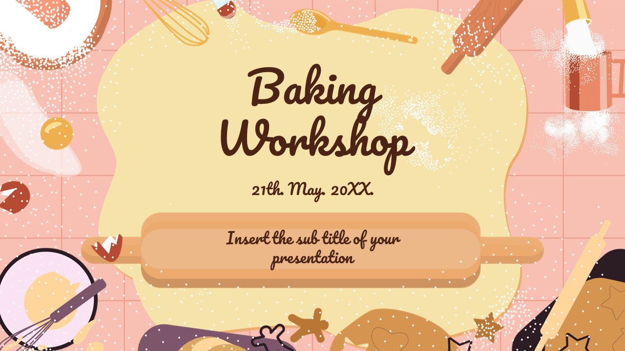 Baking Workshop Free Google Slides Theme PowerPoint Template