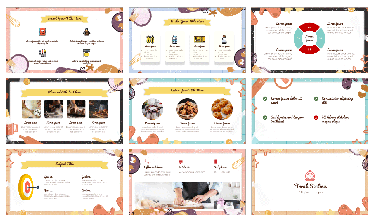 Baking Workshop Google SlidesPowerPoint Template Free Download