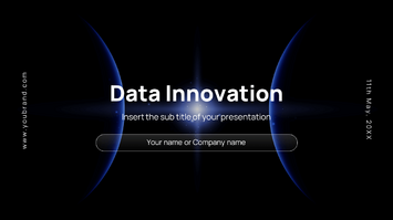 Data Innovation Free Google Slides Theme PowerPoint Template