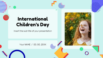 International Children's Day Google Slides PowerPoint Template