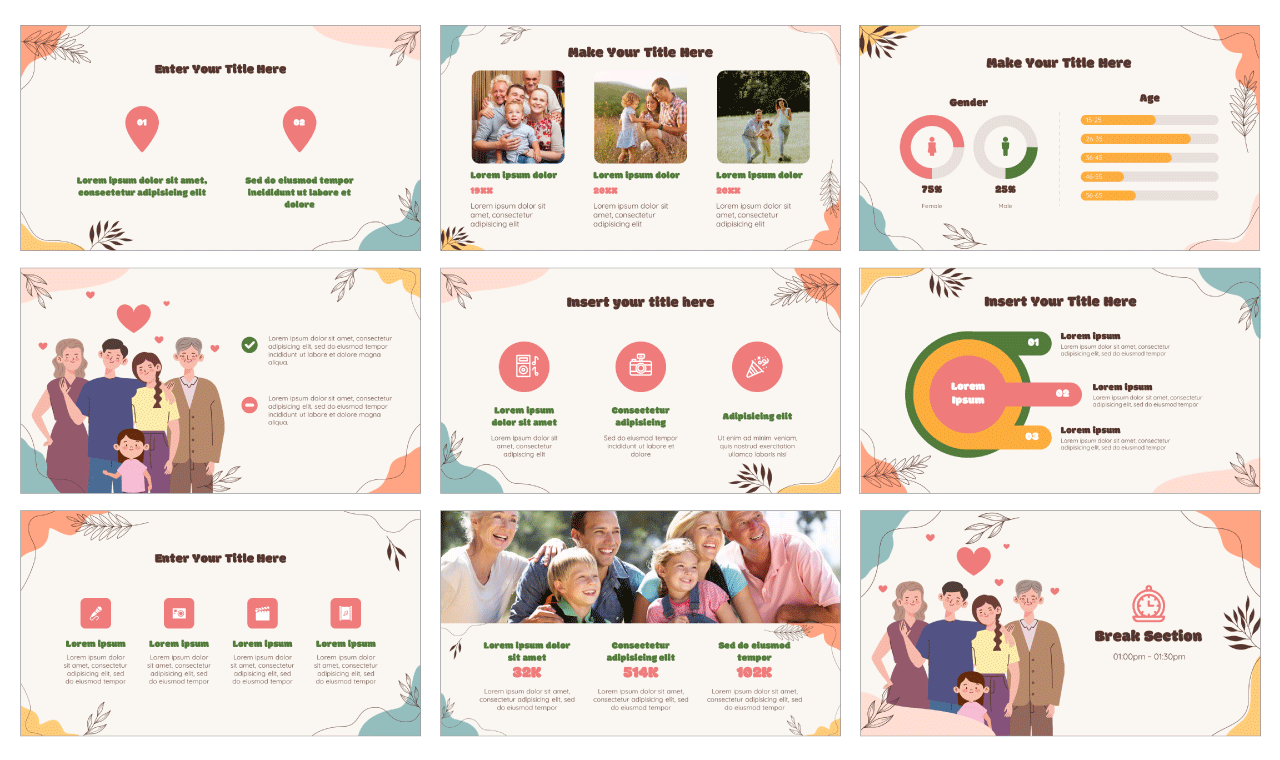 International Day of Families Google Slides PowerPoint Template Free Download