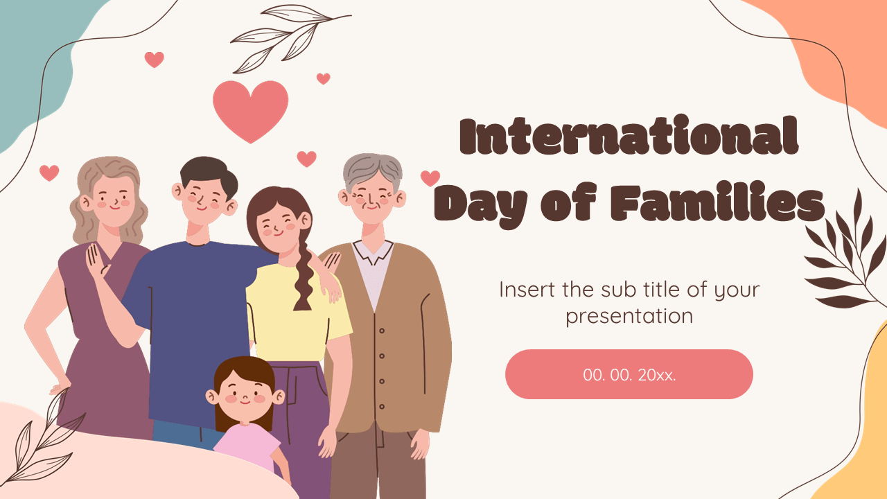 International Day of Families Google Slides PowerPoint Template