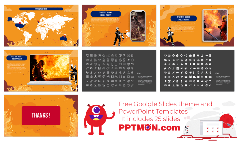 International Firefighters Day Google Slides PowerPoint Template