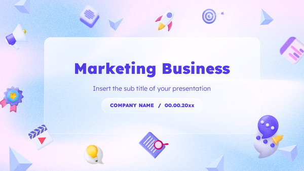 Marketing Business Free Google Slides PowerPoint Template