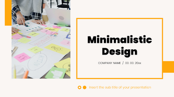 Minimalistic Design Google Slides Theme PowerPoint Template