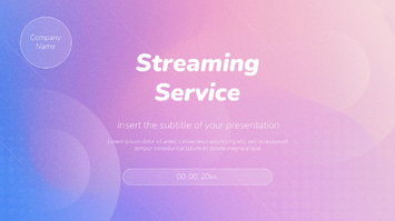 Streaming Service Google Slides Theme PowerPoint Template