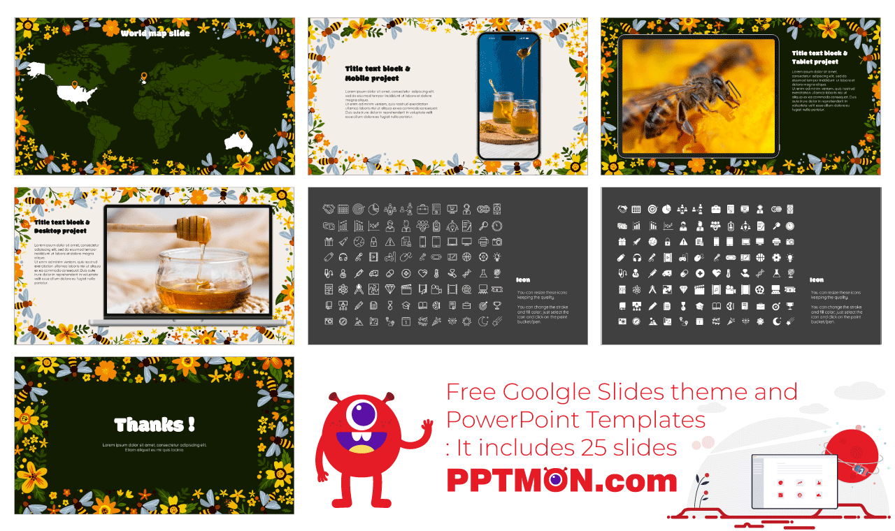 World Bee Day Google Slides PowerPoint Presentation Design