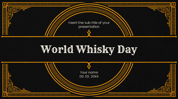 World Whisky Day Free Google Slides PowerPoint Template