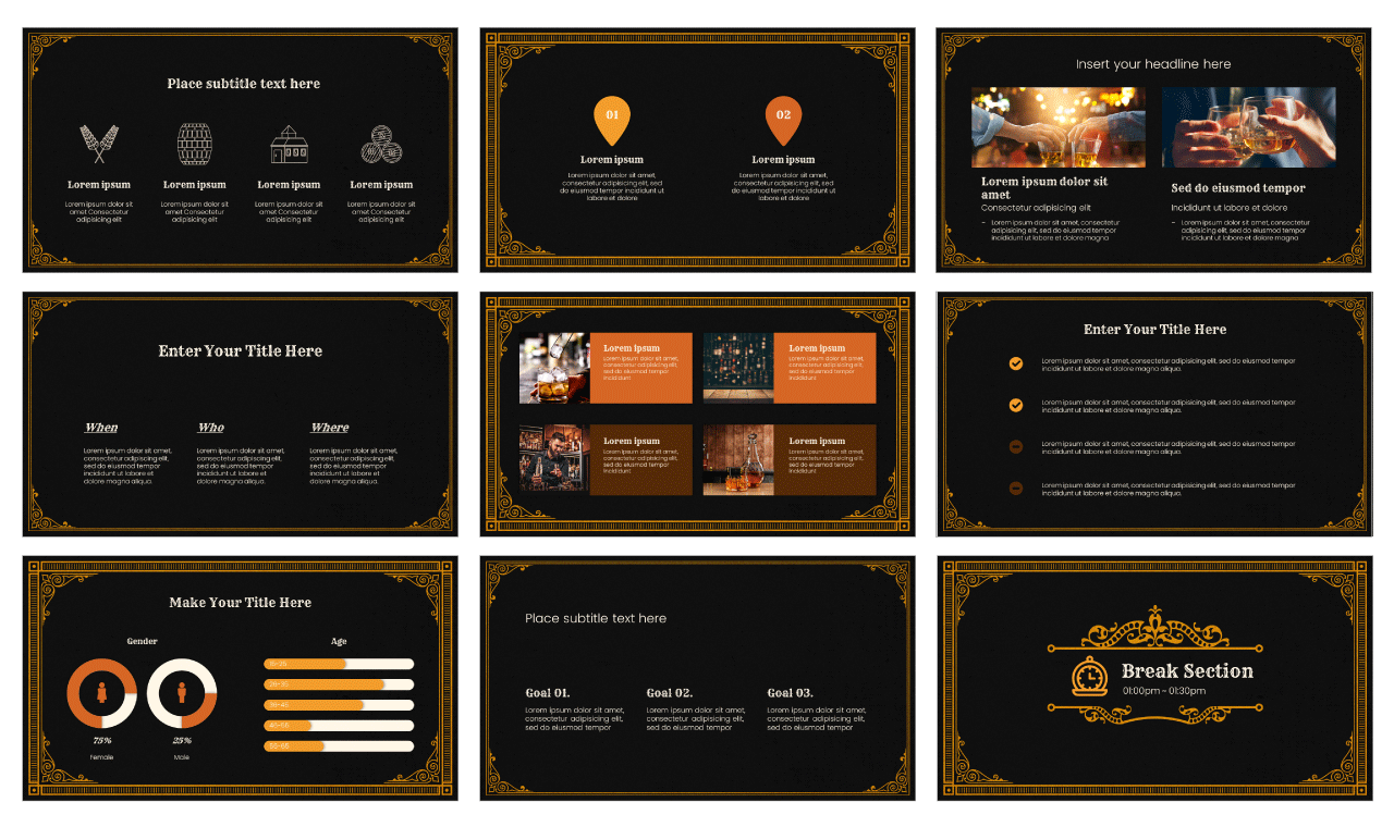 World Whisky Day Google Slides PowerPoint Template Free Download