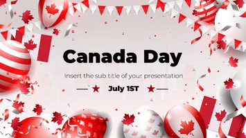 Canada Day Free Google Slides Theme PowerPoint Template