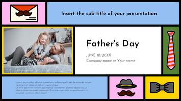 Father's Day Free Google Slides Theme and PowerPoint Template