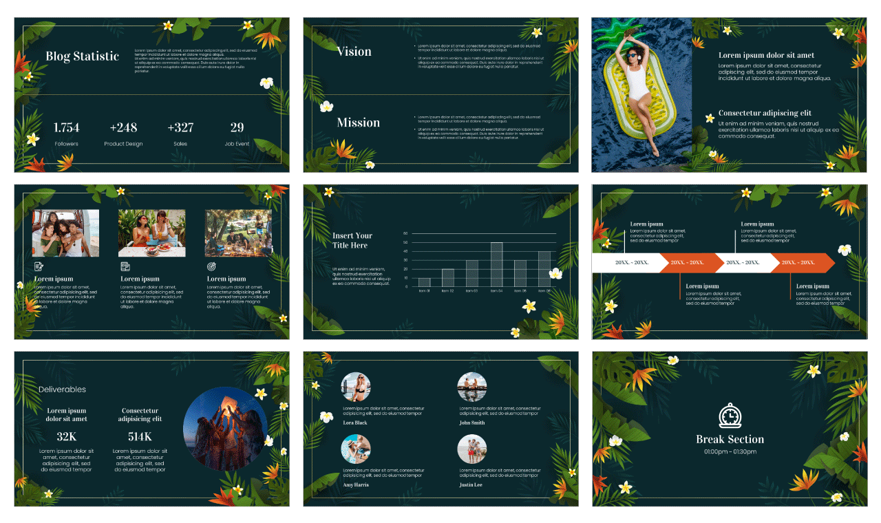 International Day of the Tropics Google Slides PowerPoint Template Free Download